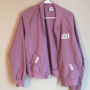pink windbreaker